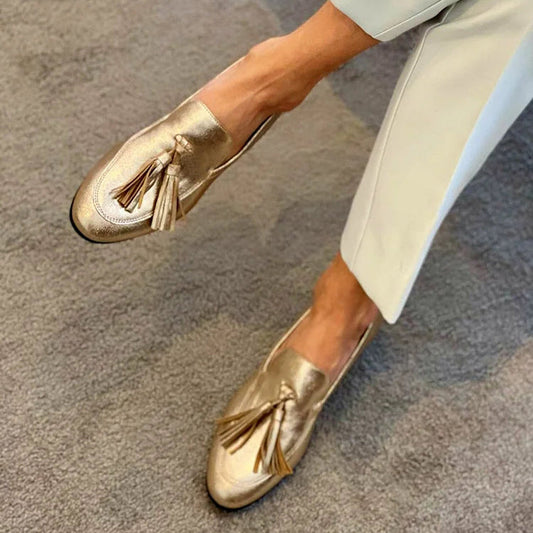 Celestine | Moccasins with Tassels