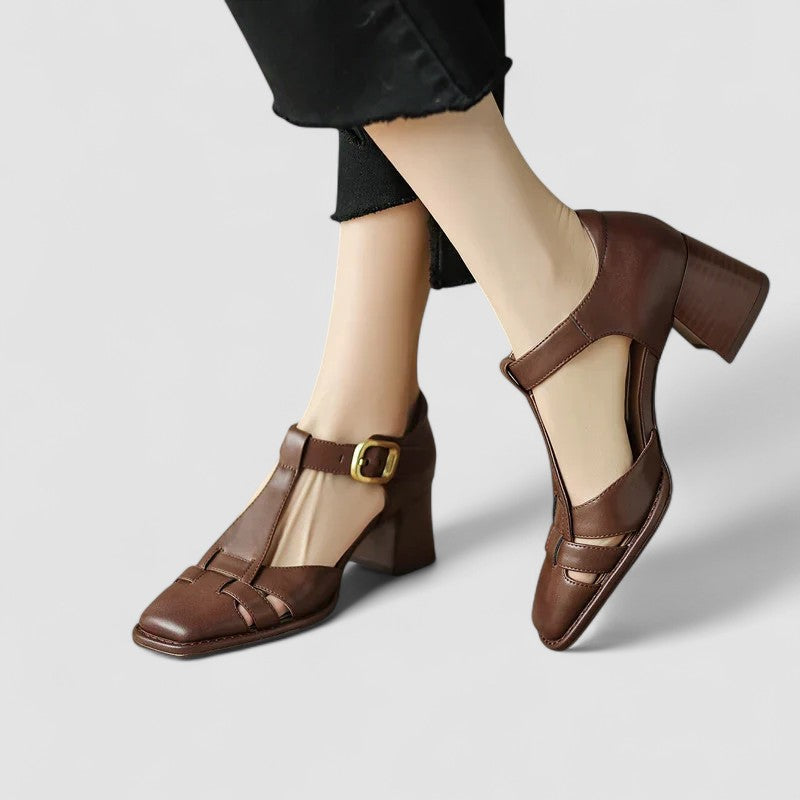 Marguerite™ | T-Strap Block Heels