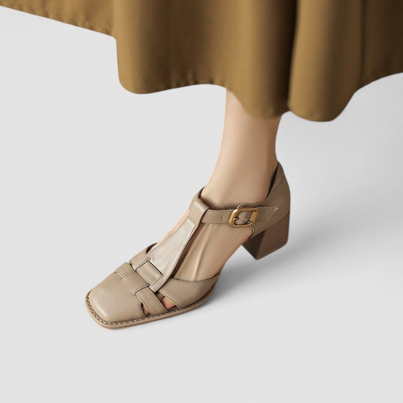 Marguerite™ | T-Strap Block Heels