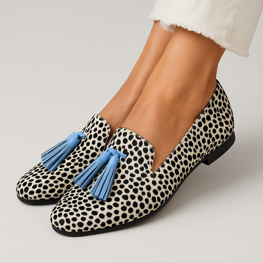 Clarienne | Dotted Tassel Loafer