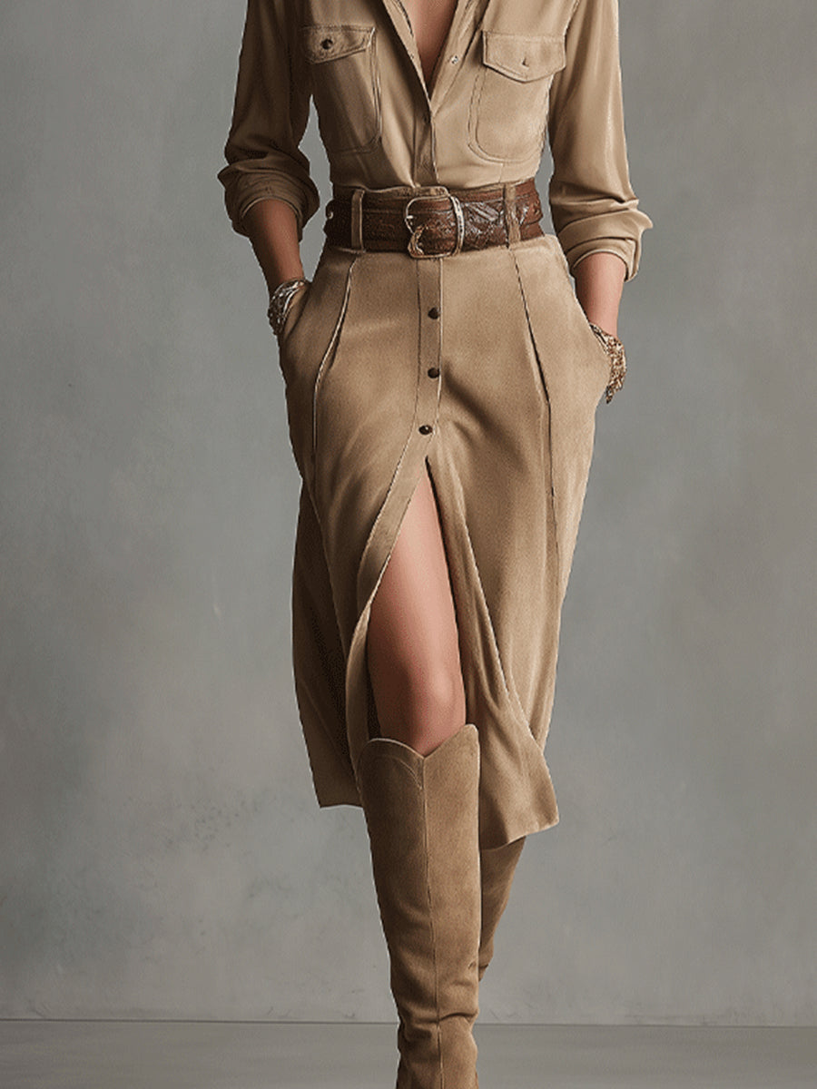 Marvella | Sleek Midi Dress