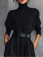 Carisse | Elegant Turtleneck Jumpsuit