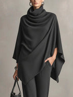 Claudia | Elegant Drape Two-Piece Set