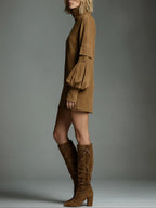 Briony | Turtleneck Mini Dress