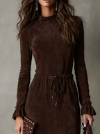 Adalia | Drawstring Midi Dress