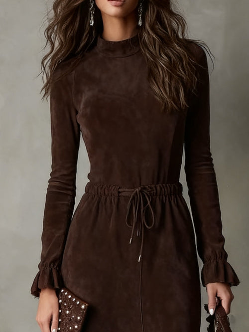 Adalia | Drawstring Midi Dress