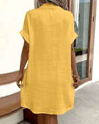 Lucette | Button Shirt Dress