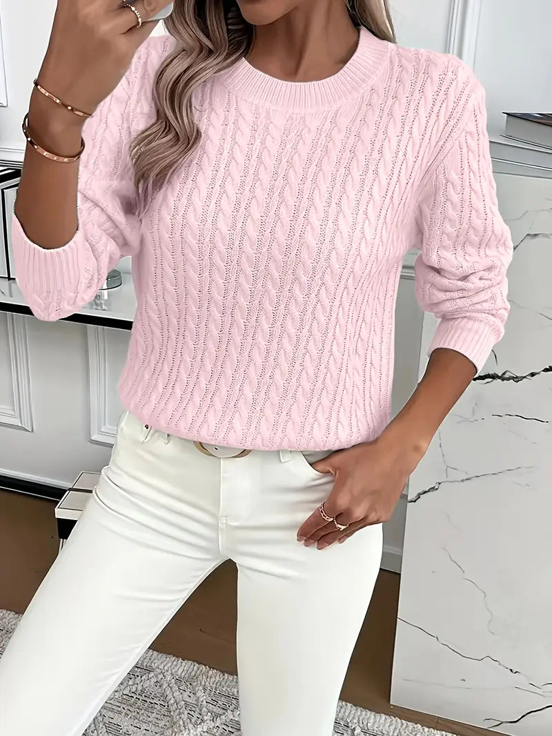 Evelyn | Cable Knit Sweater