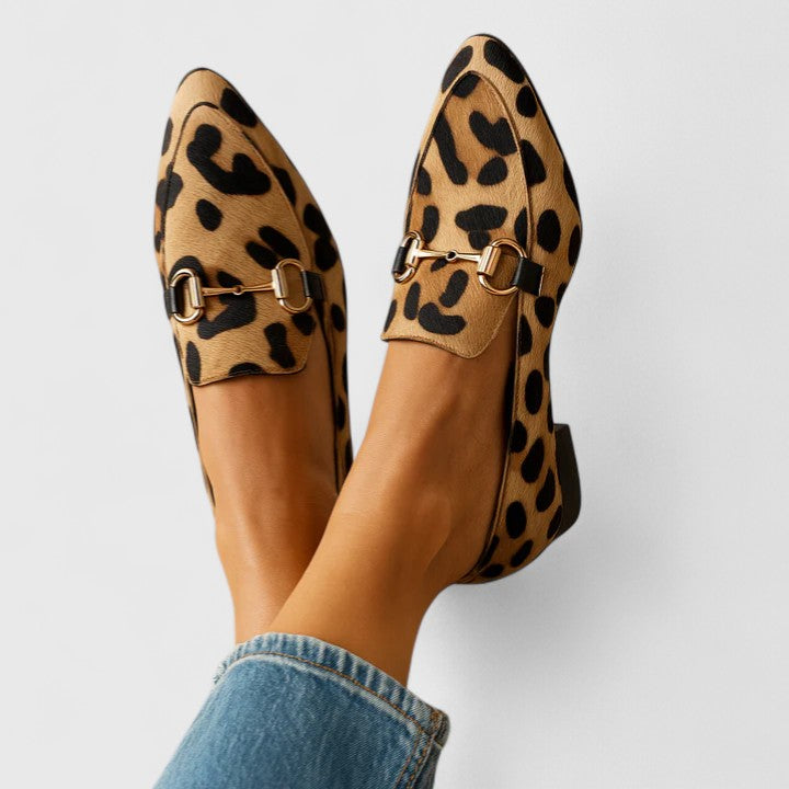Renelle | Leopard Loafers