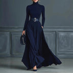 Adriana | Elegant Turtleneck Maxi Dress